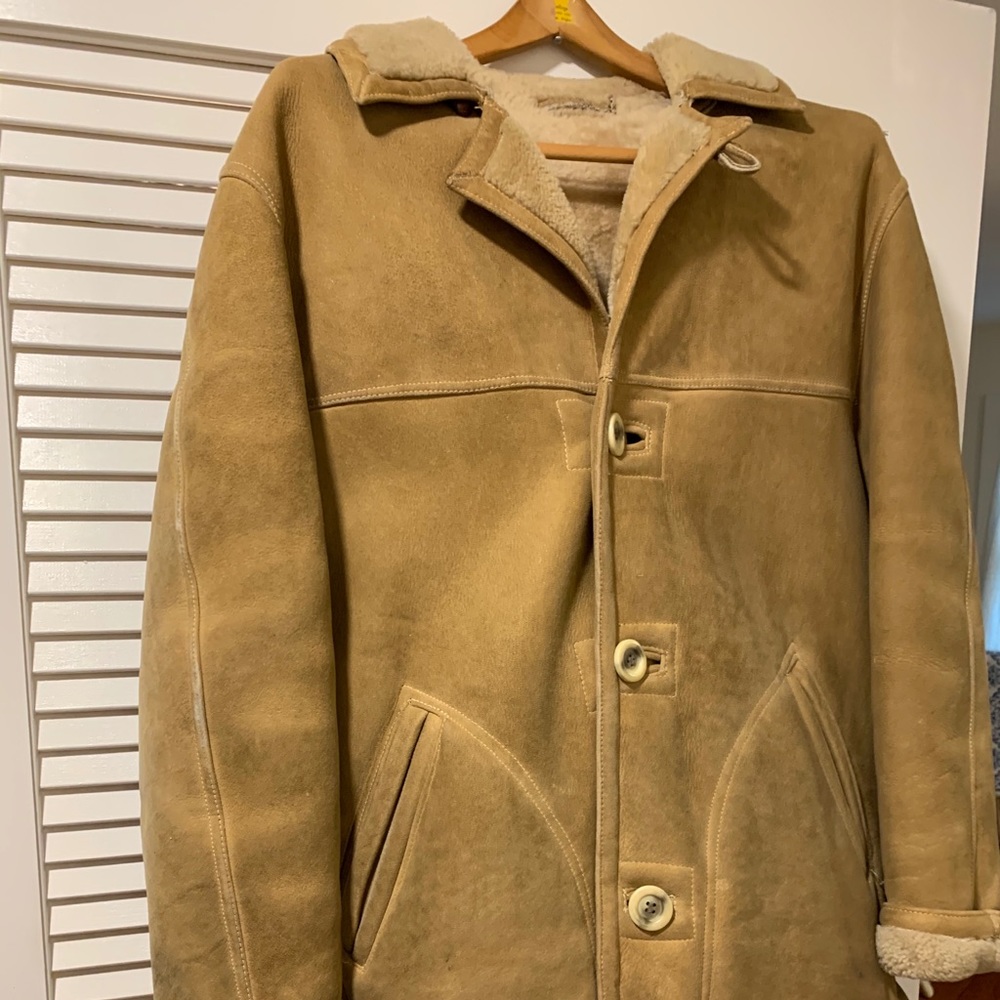 Shearling fur coat